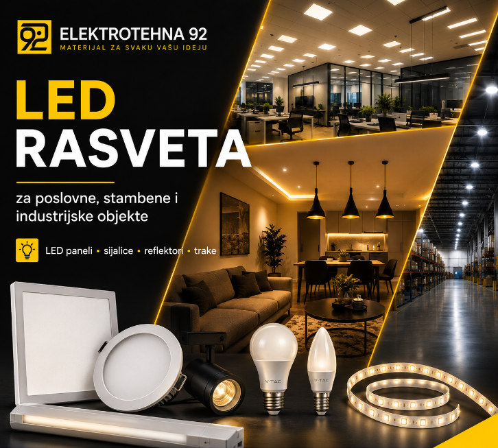 LED rasveta za poslovne, stambene i industrijske objekte
